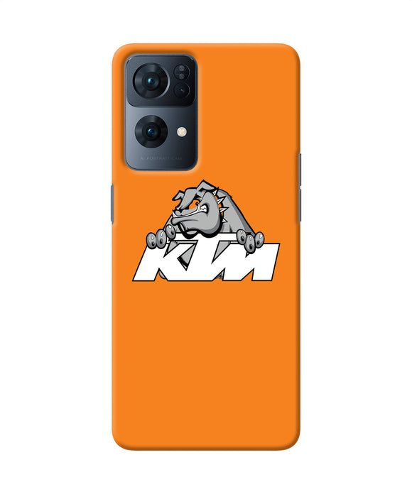 KTM dog logo Oppo Reno7 Pro 5G Back Cover