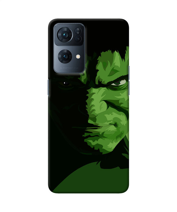 Hulk green painting Oppo Reno7 Pro 5G Back Cover