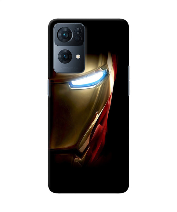 Ironman half face Oppo Reno7 Pro 5G Back Cover