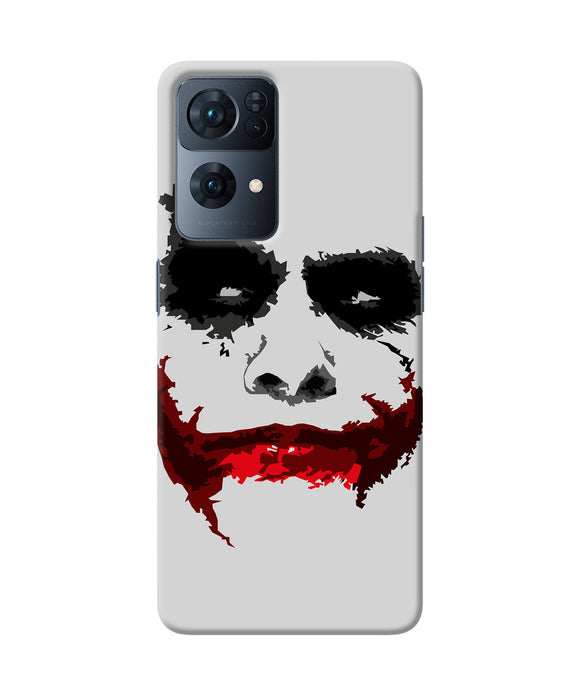 Joker dark knight red smile Oppo Reno7 Pro 5G Back Cover