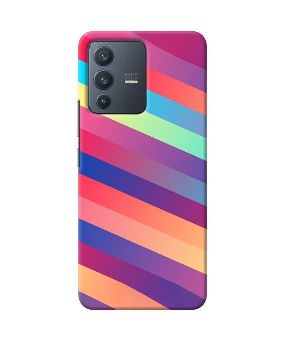 Stripes color Vivo V23 5G Back Cover