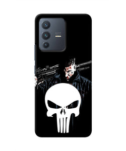 Punisher Character Vivo V23 5G Real 4D Back Cover