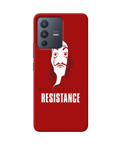 Money Heist Resistance Quote Vivo V23 5G Back Cover