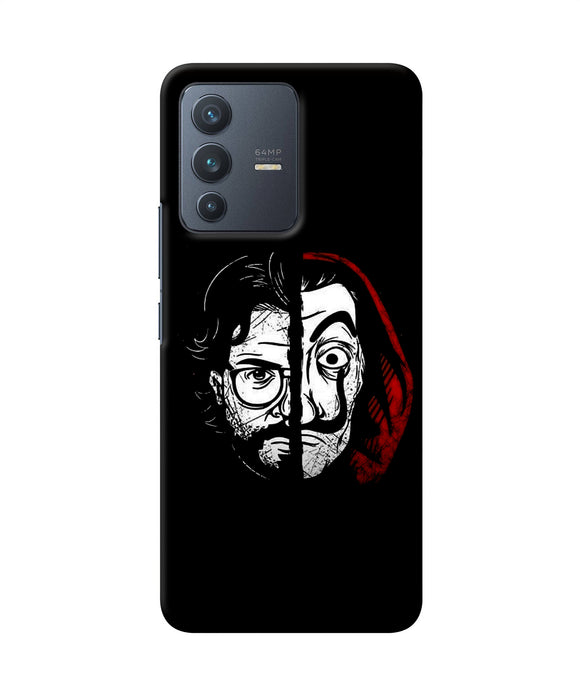 Money Heist Professor Mask Sketch Vivo V23 5G Back Cover