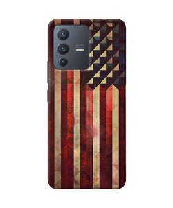 Vintage US flag Vivo V23 5G Back Cover