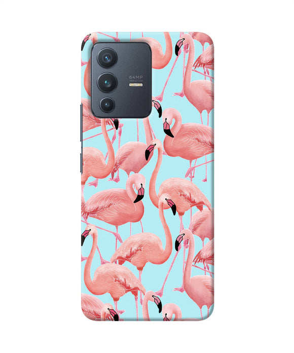 Abstract sheer bird print Vivo V23 5G Back Cover