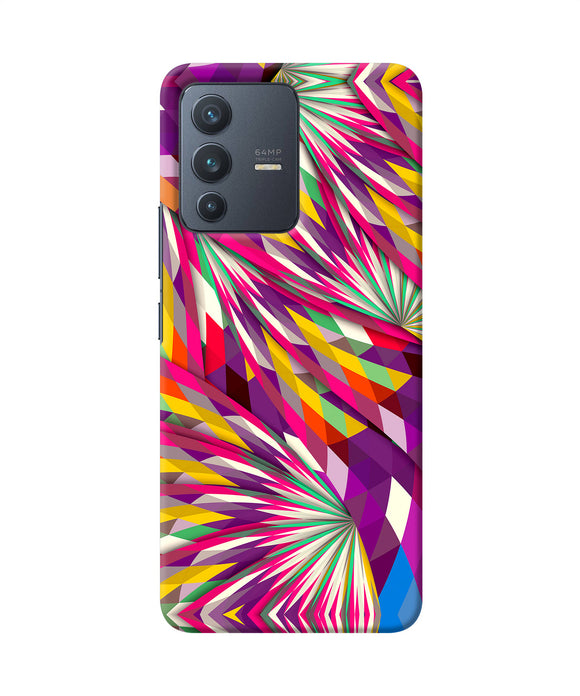 Abstract colorful print Vivo V23 5G Back Cover