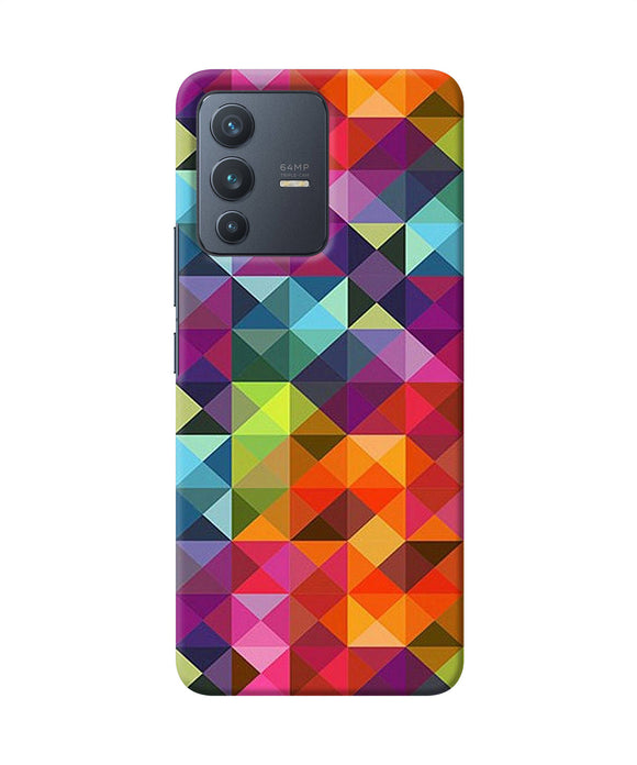 Abstract triangle pattern Vivo V23 5G Back Cover