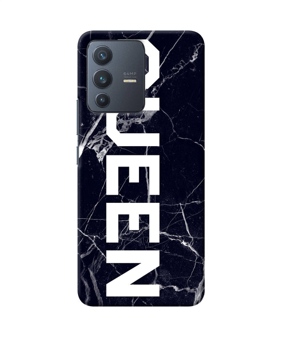 Queen marble text Vivo V23 5G Back Cover