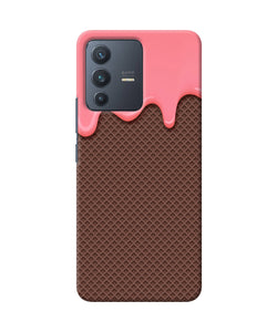 Waffle cream biscuit Vivo V23 5G Back Cover