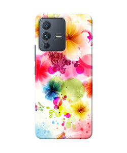 Flowers print Vivo V23 5G Back Cover