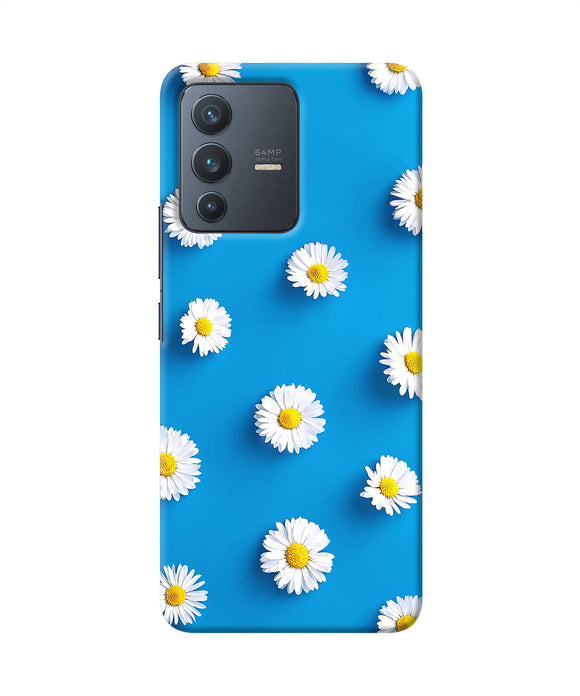 White flowers Vivo V23 5G Back Cover