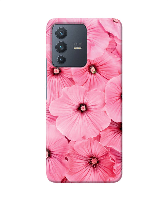 Pink flowers Vivo V23 5G Back Cover