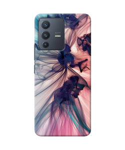 Abstract black smoke Vivo V23 5G Back Cover