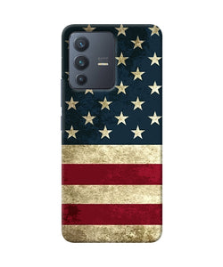 Vintage US flag Vivo V23 5G Back Cover