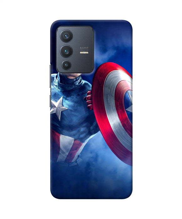 Captain america on sky Vivo V23 5G Back Cover