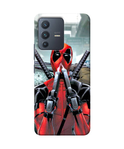 Deadpool with gun Vivo V23 5G Back Cover