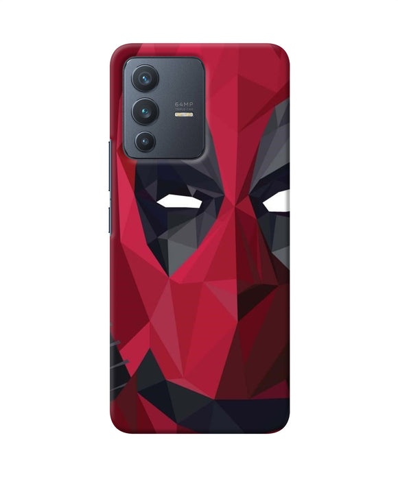 Abstract deadpool half mask Vivo V23 5G Back Cover