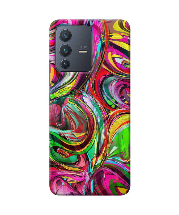 Abstract colorful ink Vivo V23 5G Back Cover