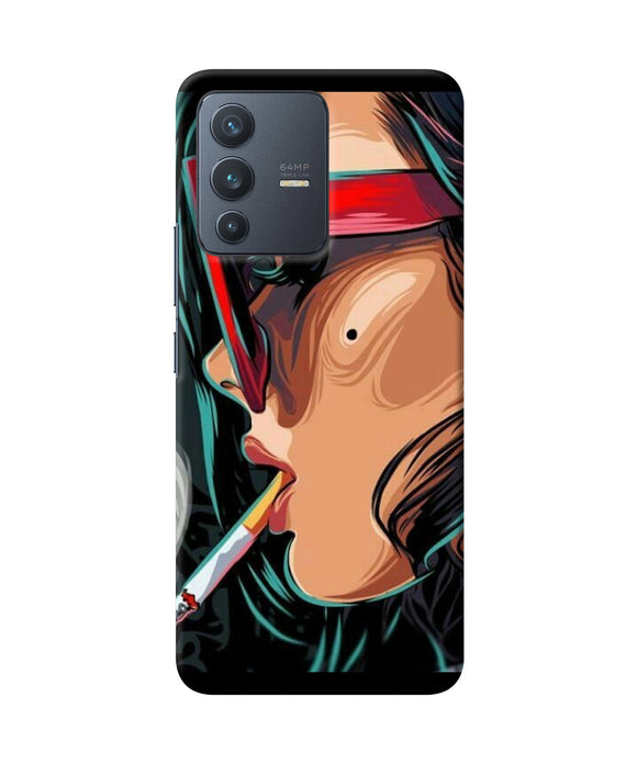 Smoking girl Vivo V23 5G Back Cover