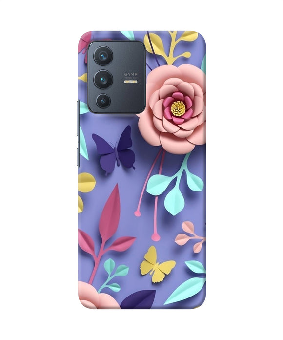 Flower canvas Vivo V23 5G Back Cover