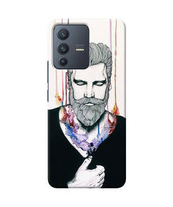 Beard man character Vivo V23 5G Back Cover