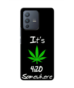 Weed Quote Vivo V23 Pro 5G Real 4D Back Cover