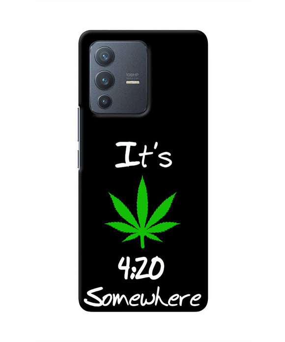 Weed Quote Vivo V23 Pro 5G Real 4D Back Cover