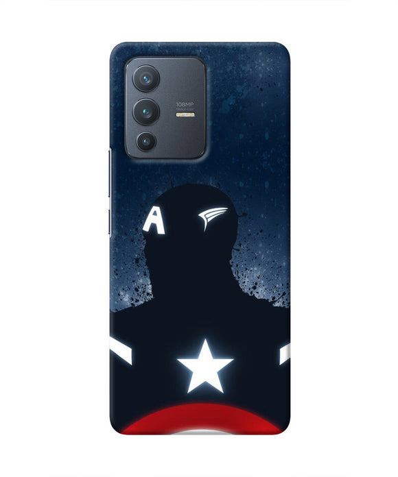 Captain america Shield Vivo V23 Pro 5G Real 4D Back Cover