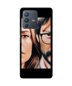 Money Heist Professor With Rachel Vivo V23 Pro 5G Back Cover