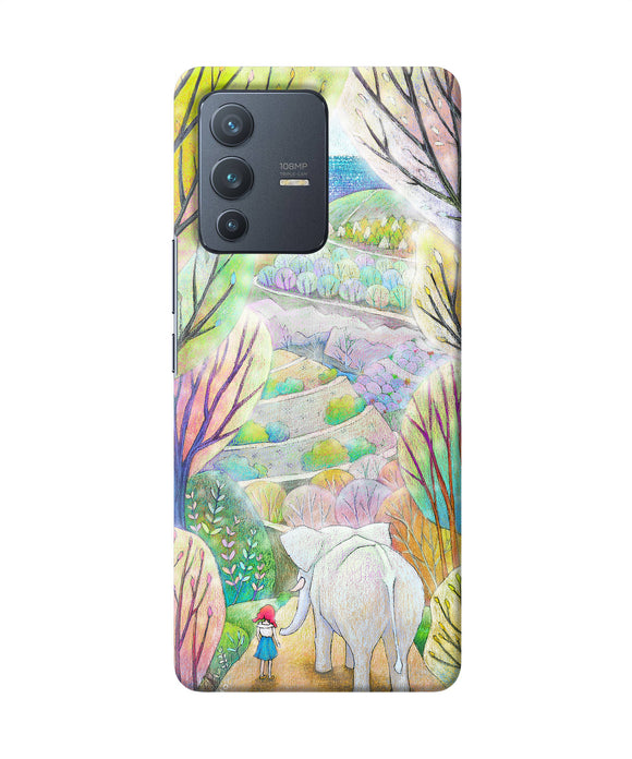 Natual elephant girl Vivo V23 Pro 5G Back Cover