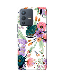 Abstract flowers print Vivo V23 Pro 5G Back Cover