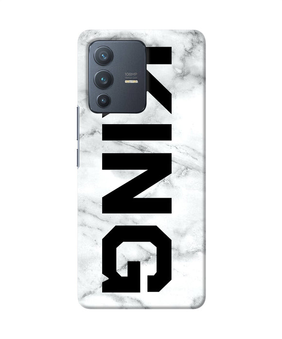 King marble text Vivo V23 Pro 5G Back Cover