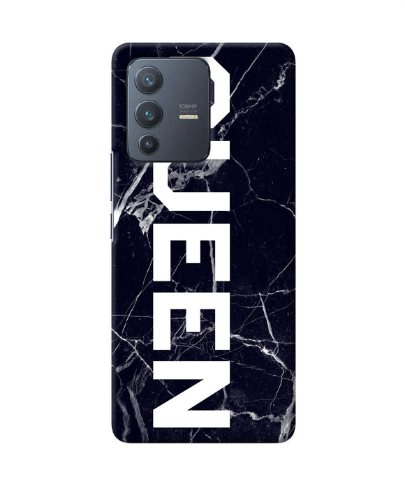 Queen marble text Vivo V23 Pro 5G Back Cover