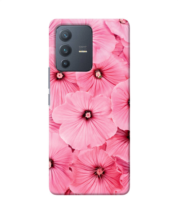 Pink flowers Vivo V23 Pro 5G Back Cover