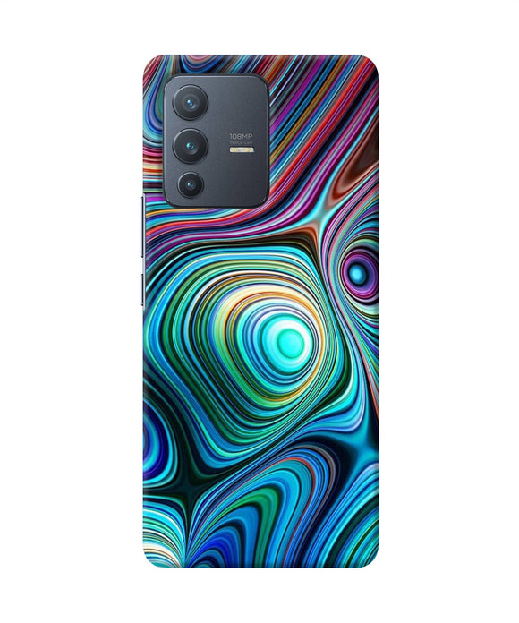 Abstract coloful waves Vivo V23 Pro 5G Back Cover