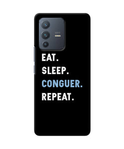 Eat sleep quote Vivo V23 Pro 5G Back Cover
