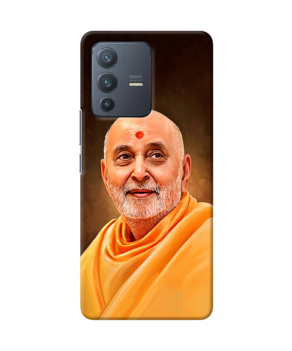 Pramukh swami painting Vivo V23 Pro 5G Back Cover