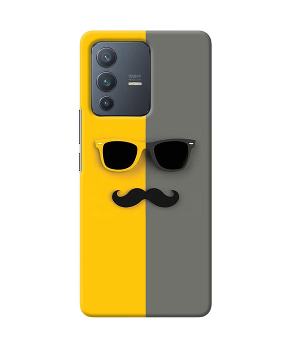Mustache glass Vivo V23 Pro 5G Back Cover