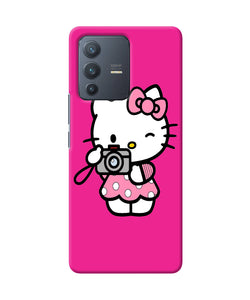 Hello kitty cam pink Vivo V23 Pro 5G Back Cover