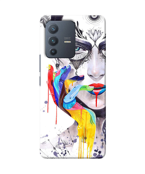 Girl color hand Vivo V23 Pro 5G Back Cover