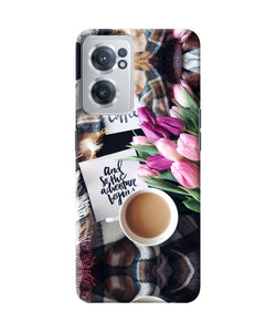 Love Coffee Quotes OnePlus Nord CE 2 5G Back Cover