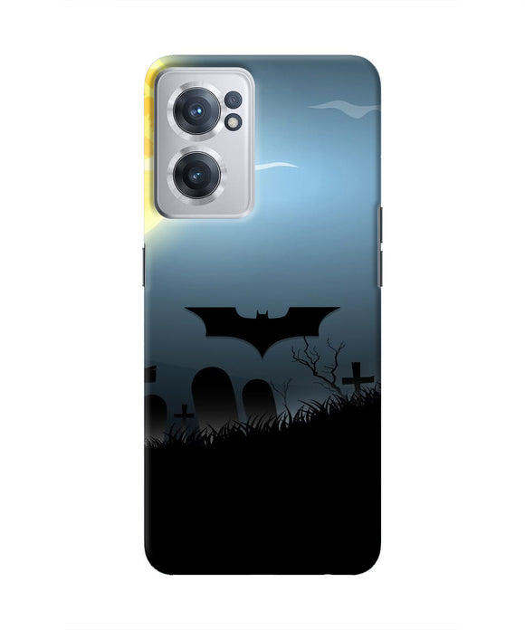 Batman Scary cemetry OnePlus Nord CE 2 5G Real 4D Back Cover