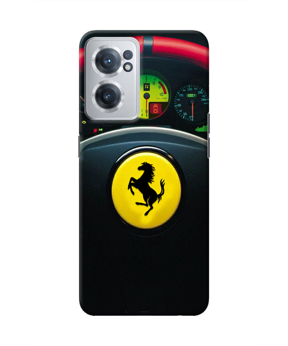 Ferrari Steeriing Wheel OnePlus Nord CE 2 5G Real 4D Back Cover