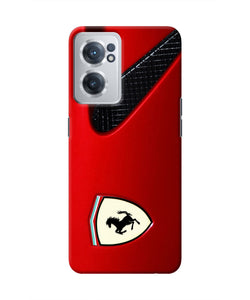 Ferrari Hood OnePlus Nord CE 2 5G Real 4D Back Cover