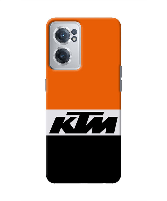 KTM Colorblock OnePlus Nord CE 2 5G Real 4D Back Cover