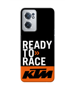 KTM Ready To Race OnePlus Nord CE 2 5G Real 4D Back Cover