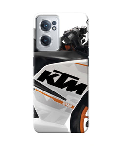 KTM Bike OnePlus Nord CE 2 5G Real 4D Back Cover