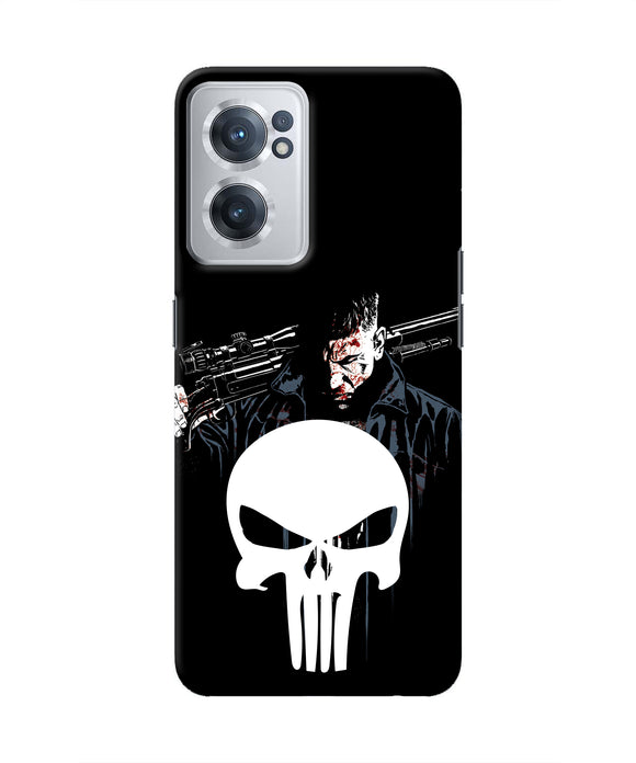 Punisher Character OnePlus Nord CE 2 5G Real 4D Back Cover