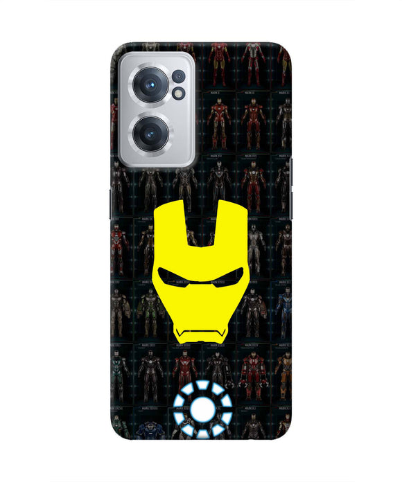 Iron Man Suit OnePlus Nord CE 2 5G Real 4D Back Cover
